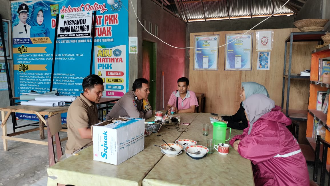 Kapolsek Lubuk Alung Perintahkan Bhabinkamtibmas Meningkatkan Kegiatan Sambang