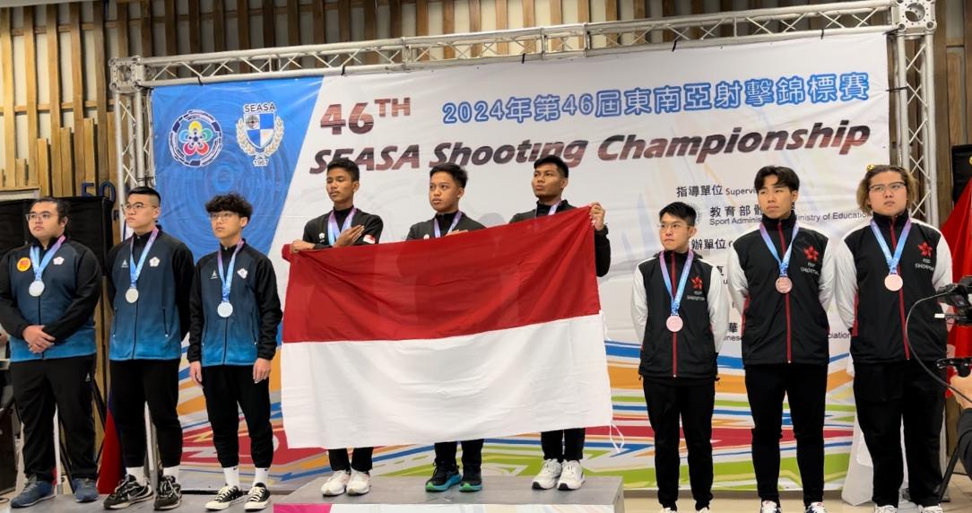 Farrell Judo Akhega, Putra Aipda Laga Raih Emas di SEASA Shooting Championship Taiwan