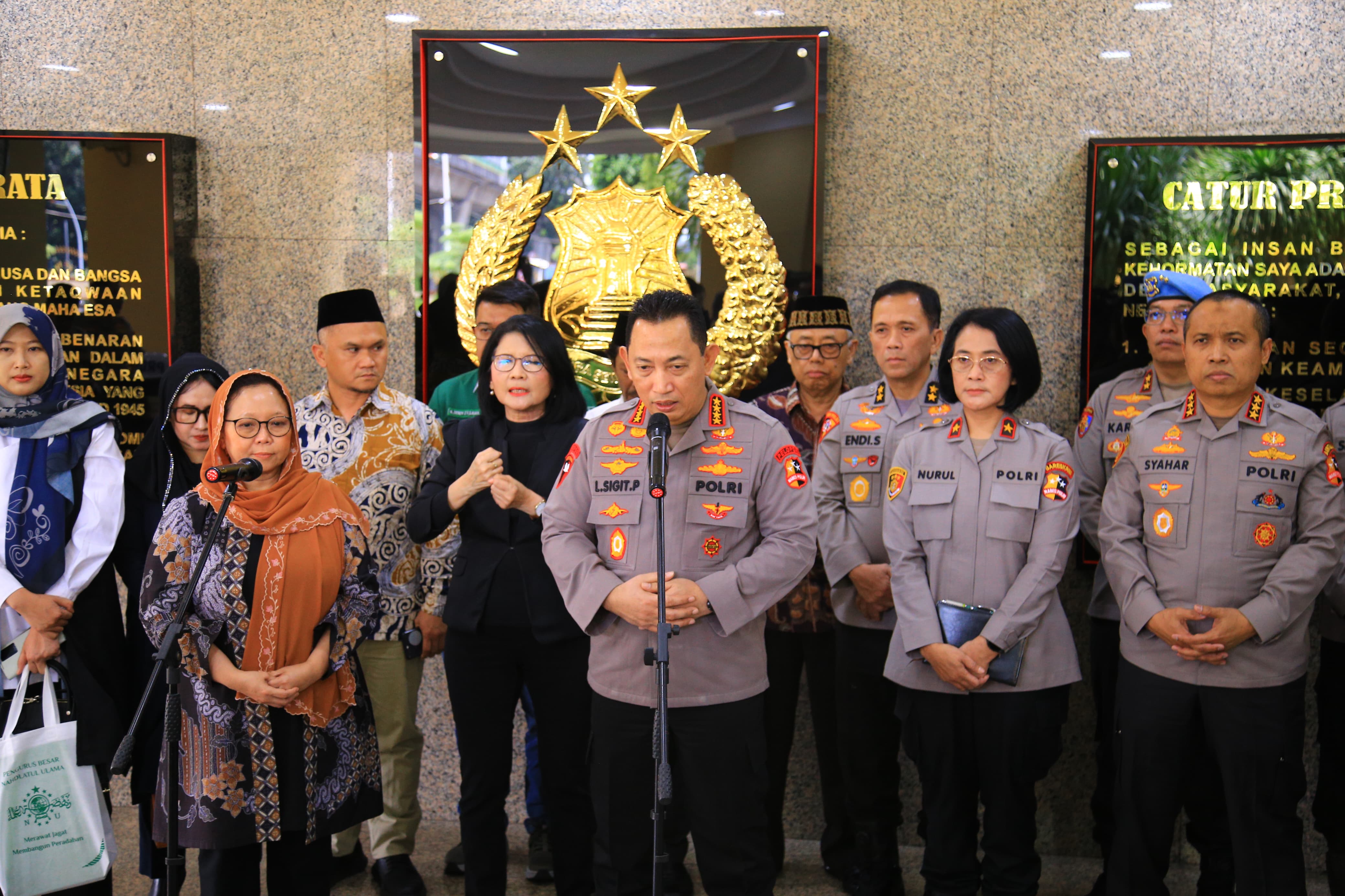 Kapolri Terima Audiensi Ketua PBNU, Bahas Penanganan Kekerasan di Pesantren