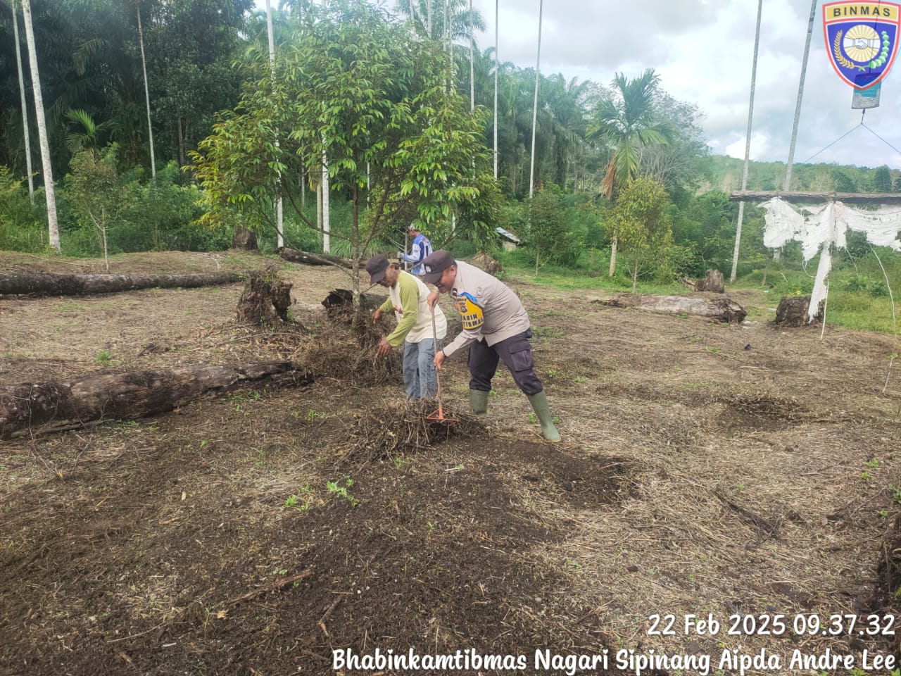 Polsek Palembayan Gencarkan Program Ketahanan Pangan Nasional Melalui Pemanfaatan Pekarangan