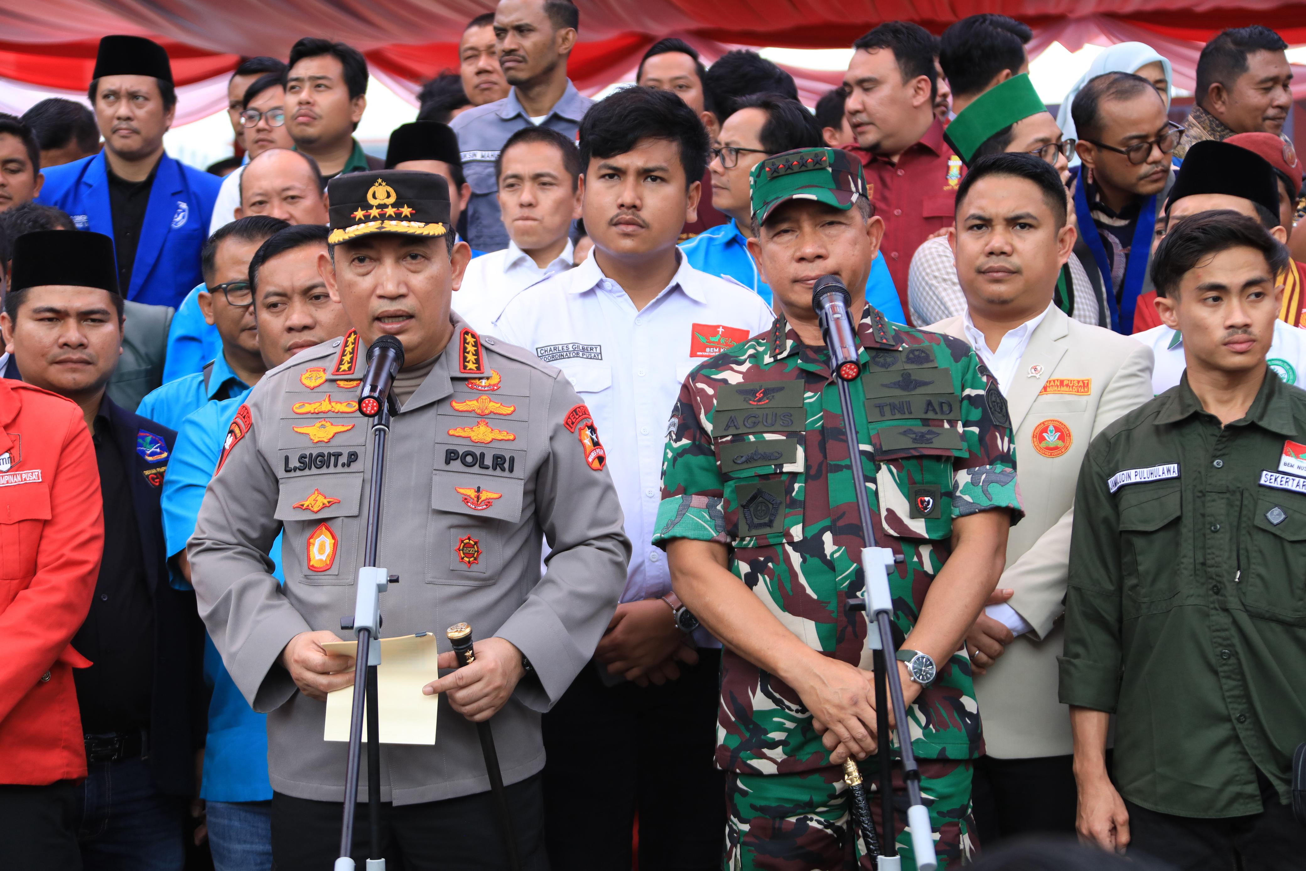 Kapolri Tegaskan Siap Kawal Mahasiswa dan Pemuda Suarakan Pendapat